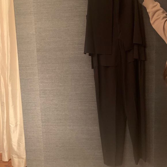 Black Tory Burch Jumpsuit w/Metallic Embellishment - Picture 2 of 3